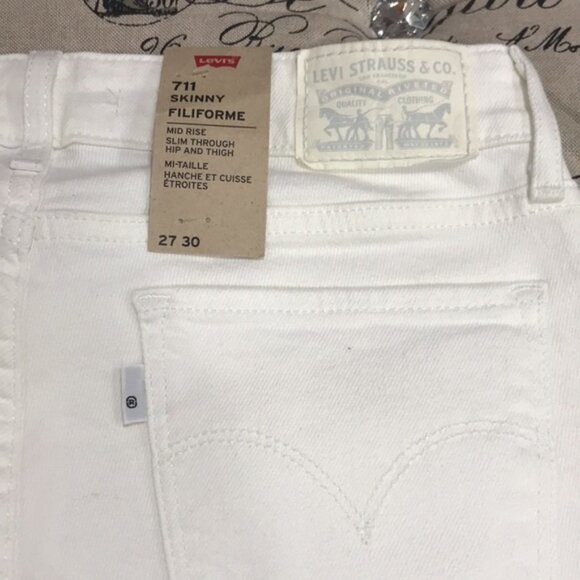 Levi's 711 Skinny Filiforme Jean's - Picture 7 of 8